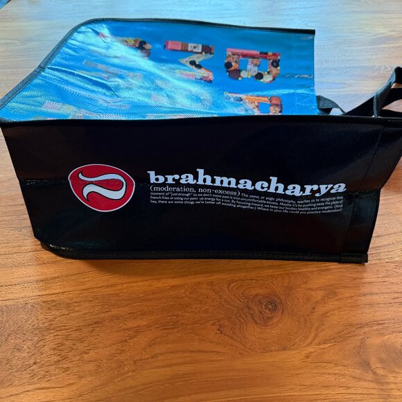 Lululemon Brahmacharya Large Reusable Shopping Bag Limited Edition - Picture 4 of 5